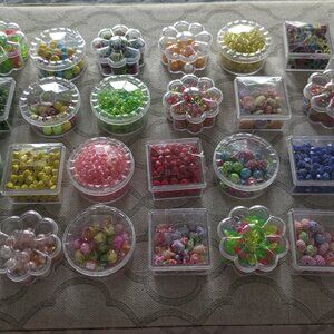 NEW! Large Lot of Kids Beads and Charms for Jewelry & Other Crafts